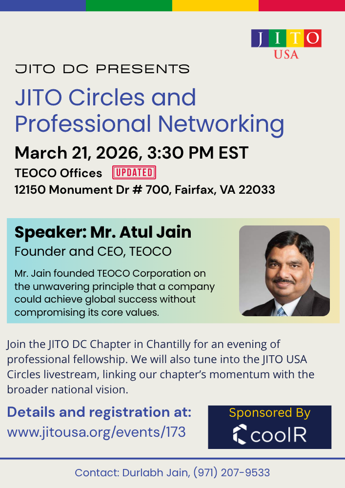 JITO Circles and Professional Networking