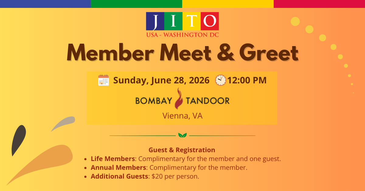 JITO DC Member Meet and Greet