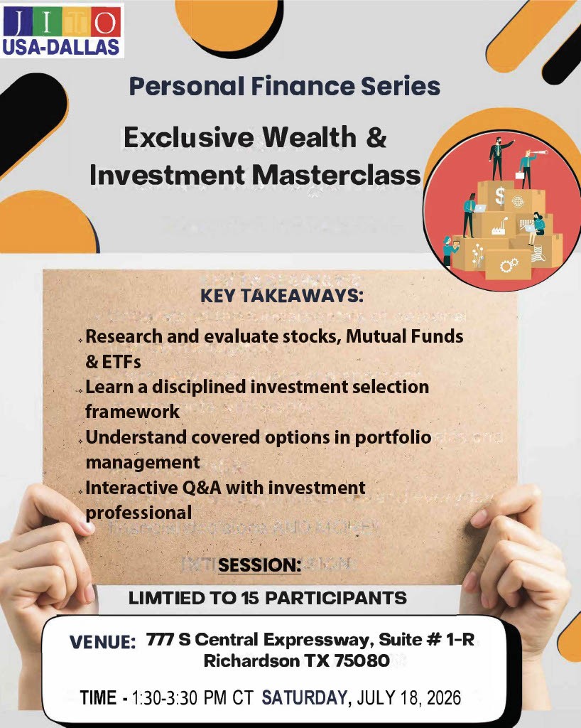 JITO Dallas - Master Class to Finance Management