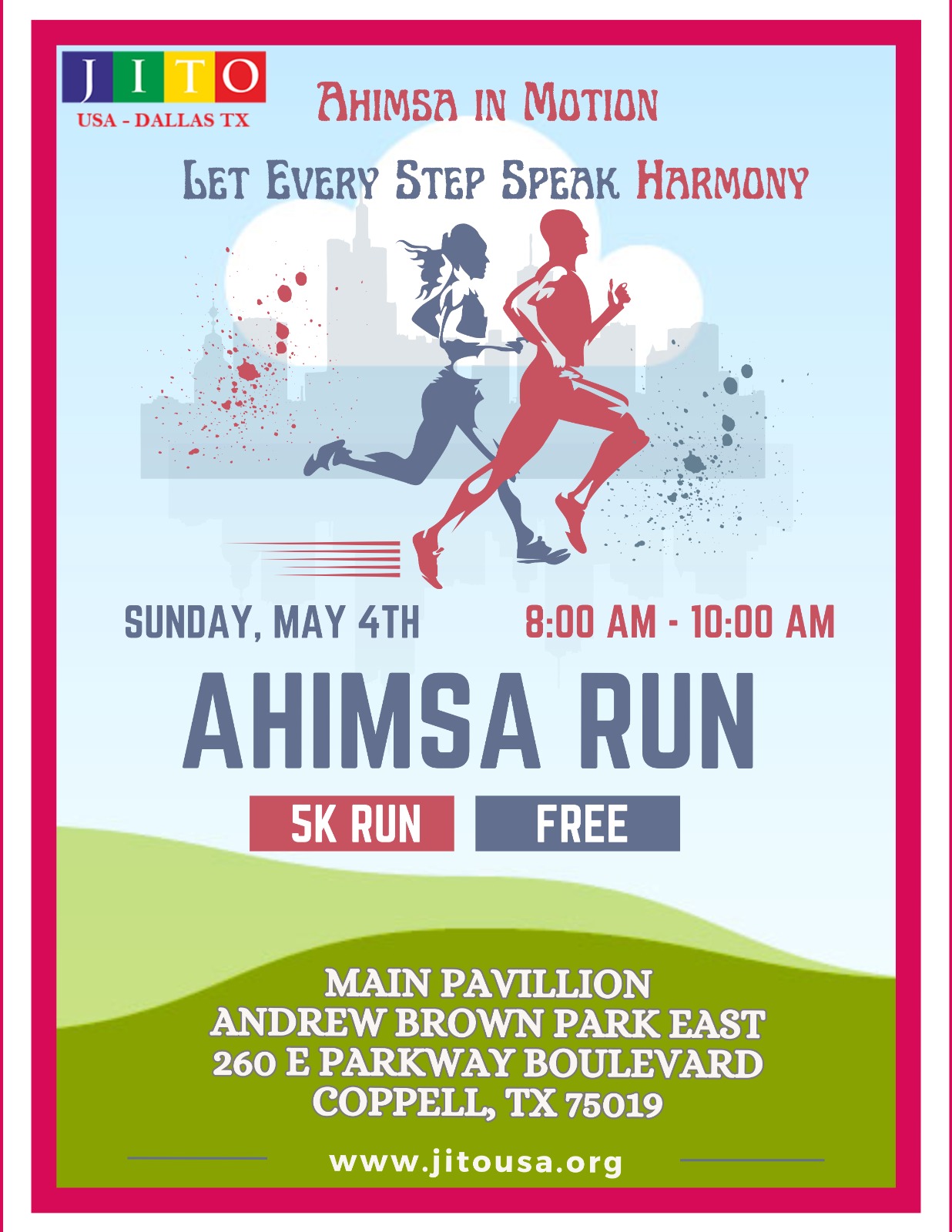 JITO USA AHIMSA Run (or Walk)