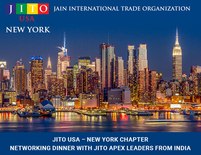 JITO USA – New York Chapter Networking Dinner with JITO Apex Leaders from India