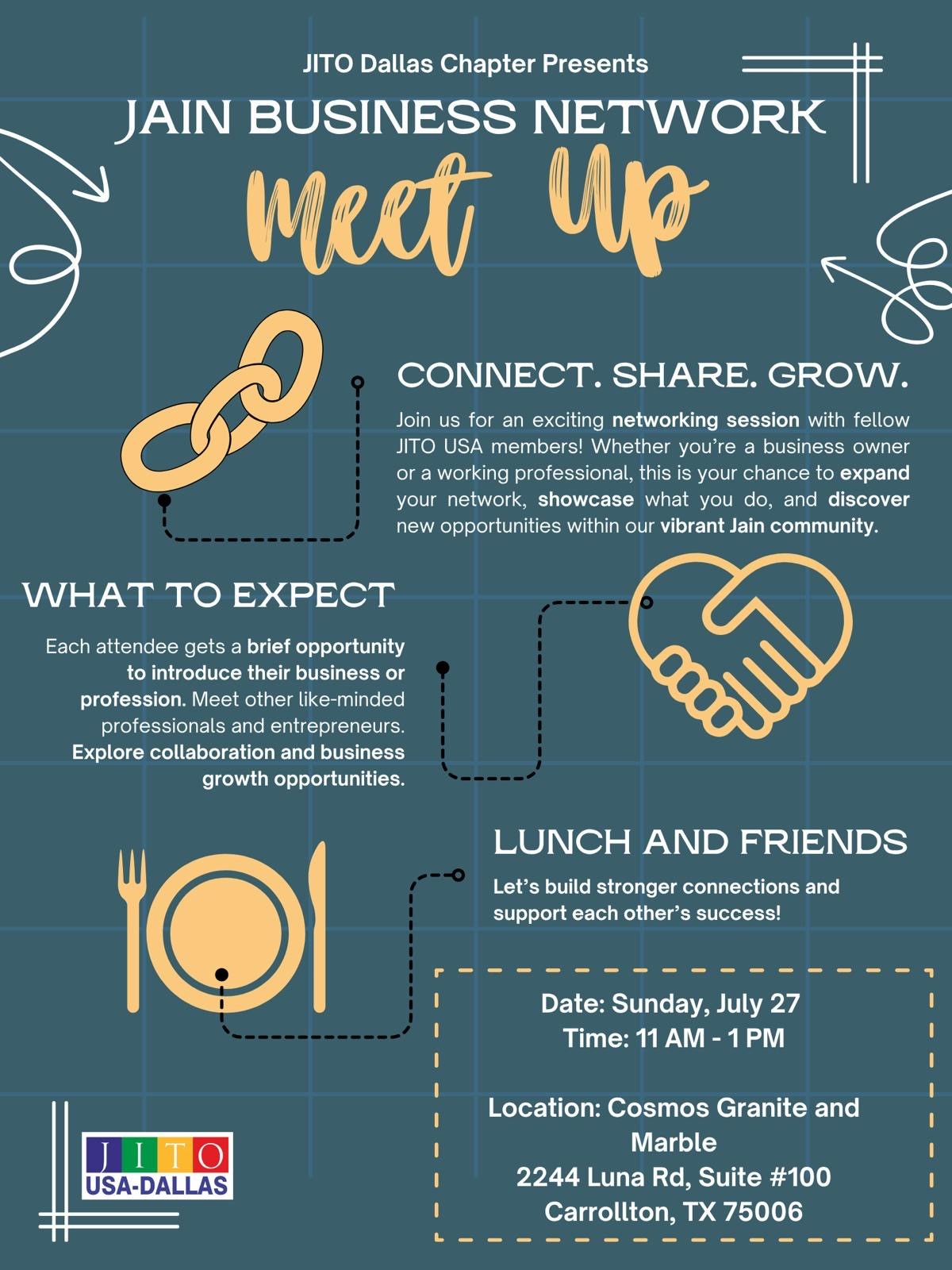 JITO USA Dallas - Jain Business Network (JBN) Meet-Up