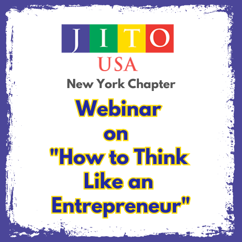 Webinar: "How to Think Like an Entrepreneur"
