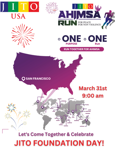 JITO USA Ahimsa Walk-Run & JITO Foundation Day 2024